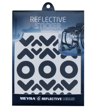 MEYRA Reflective Sticker - schwarz